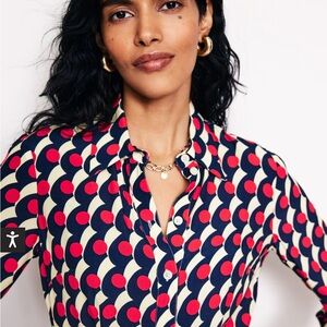 Chic Boden Kate Midi Shirt Dress
